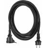 EMOS P01705 Neoprenový prodlužovací kabel spojka 5m 3x 1,5mm, černá