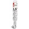 EMOS P0421 Extension cable 1.5 m / 4 sockets / white / PVC / 1 mm2