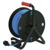EMOS P08550W Počasí odolný prodluž. kabel na bubnu 50 m / 4 zásuvky / modrý / silikon / 230 V / 1,5 mm2