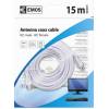 EMOS SD3015 Anténní koaxiální kabel stíněný 15m - rovné vidlice