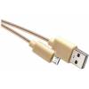 EMOS SM7006Y USB kabel 2.0 A/M - micro B/M 1m zlatý