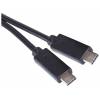 EMOS SM7022BL USB kabel 3.1 C/M - USB 3.1 C/M 1m černý