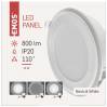 EMOS ZD1322 LED panel 2v1 148mm, kruhový přisazený/vestavný, 13W neut.b.