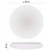 EMOS ZM1122 LED luminaire FIONI, round white 24W neutral white, IP44