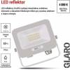 EMOS ZS2214W LED reflektor GLARO 10W, bílý, IP65, 1000 lm, neutrální bílá