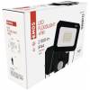 EMOS ZS2323 LED spotlight SIMPO with motion sensor, 20 W, black, neutral white
