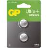GP B15253UP Lithiová knoflíková baterie GP Ultra plus CR2025, 2 ks