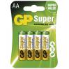 Alkalická baterie AA GP Super B1321 tužková blistr 4ks