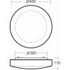 Nástěnné stropní  kruhové svítidlo EDNA 4 výběr varianty