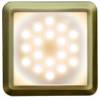 Panlux D2/ZBT DEKORA 2 dekorativní LED svítidlo, zlatá - teplá bílá