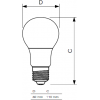 Philips LEDbulb DT 15-100W E27 827 A67 FR  LED žárovka