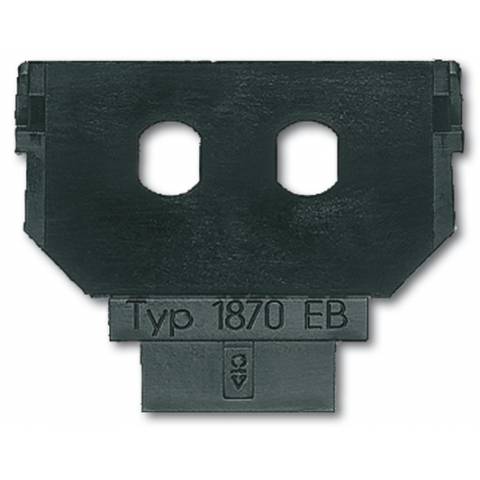 ABB 1764-0-0216 Maska nosná - 1x spojka pro optický kabel (2x Simplex ST) černá