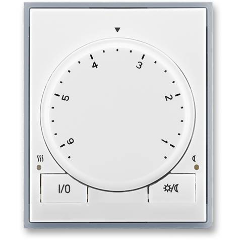 ABB 3292E-A10101 04 Univerzálny termostat s otočným nastavením teploty bielo-svetlosivý