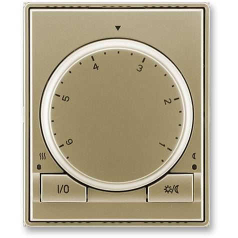 ABB 3292E-A10101 33 termostat univerzální s otočným nastavením teploty  šampaňská