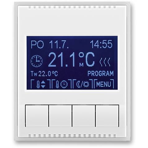 ABB 3292E-A10301 01 termostat univerzální programovatelný bílá-ledová bílá