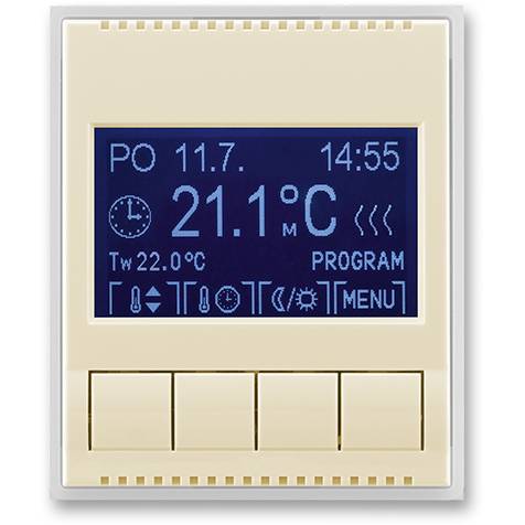 ABB 3292E-A10301 21 termostat univerzální programovatelný slonová kost-ledová bílá