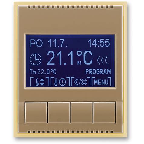 ABB 3292E-A10301 25 termostat univerzální programovatelný kávová-ledová opálová