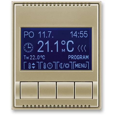 ABB 3292E-A10301 33 termostat univerzální programovatelný šampaňská