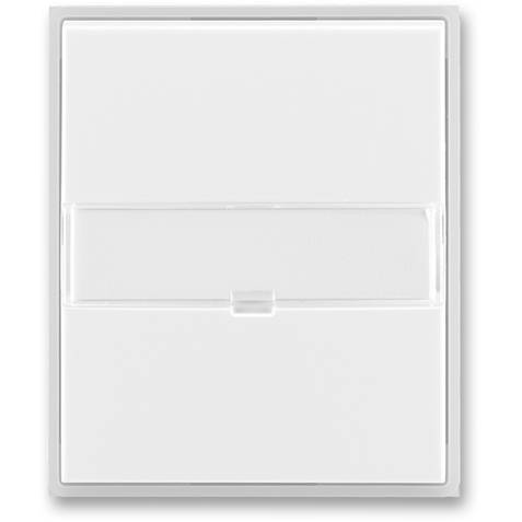 ABB 3558E-A00610 01 Kryt jednoduchý s popisovým polem bílá/ledová bílá
