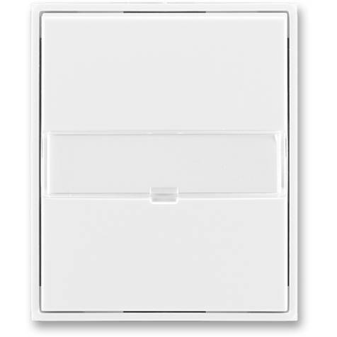 ABB 3558E-A00610 03 Kryt jednoduchý s popisovým polem bílá/bílá