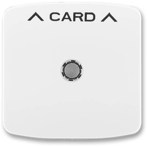 ABB 3559A-A00700 B Kryt spínače kartového, s čirým průzorem bílá