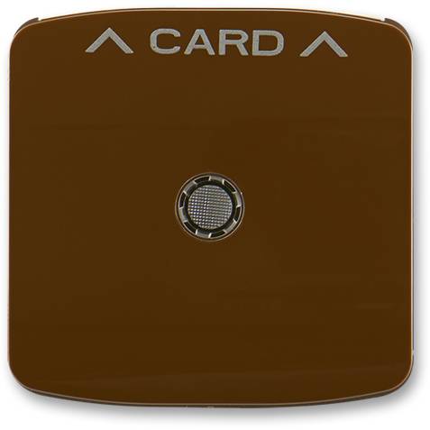 ABB 3559A-A00700 H Kryt spínače kartového, s čirým průzorem hnědá