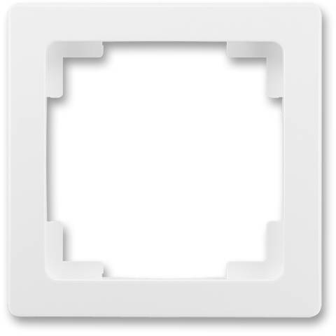 ABB 3901J-A00010 B1 Rámeček jednonásobný , jasně bílá