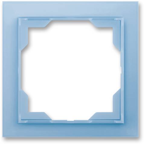 3901M-A00110 41 ABB Neo rámeček jednonásobný bílá ledová modrá
