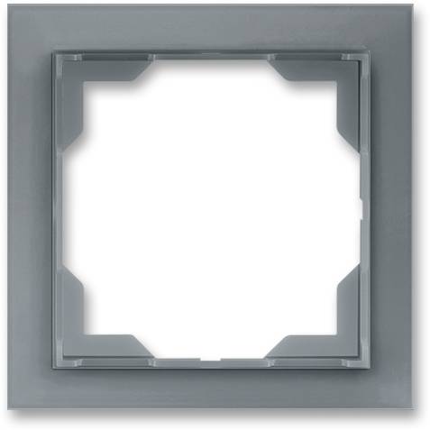 3901M-A00110 44 ABB Neo rámeček jednonásobný bílá ledová šedá