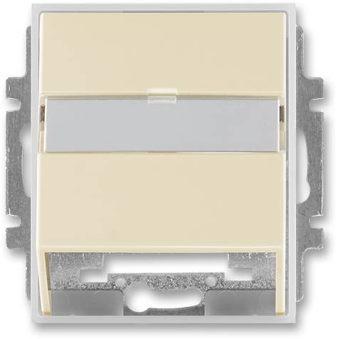 ABB 5014E-A00100 21 Element Kryt zásuvky komunikační slonová kost/led. bílá