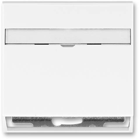 5014M-A00100 03 ABB Neo krytka zásuvky komunikační s popisovým polem bílá