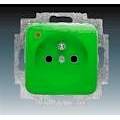 ABB 5598D-A2349Z Socket with surge protection, green