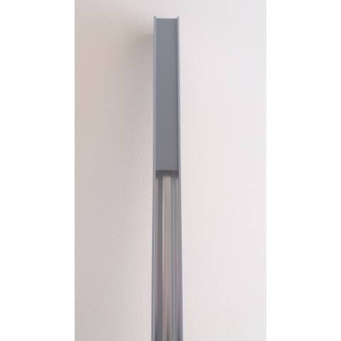 Závěsné hranaté svítidlo do sestavy 1x58W TL-D barva stříbrná Archilight