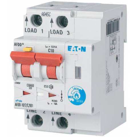 Eaton 187168 Current protector with circuit breaker AFDD-10/2/B/003-A