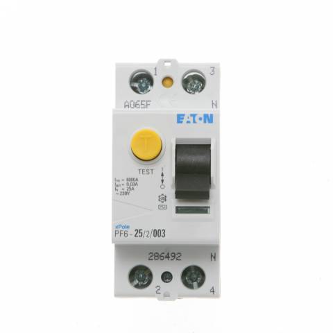 Eaton PF6 proudové chrániče 6kA 2 pólové výběr A