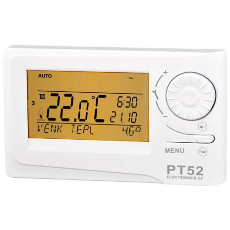 Elektrobock PT52 Inteligentní termostat s OpenTherm komunikací