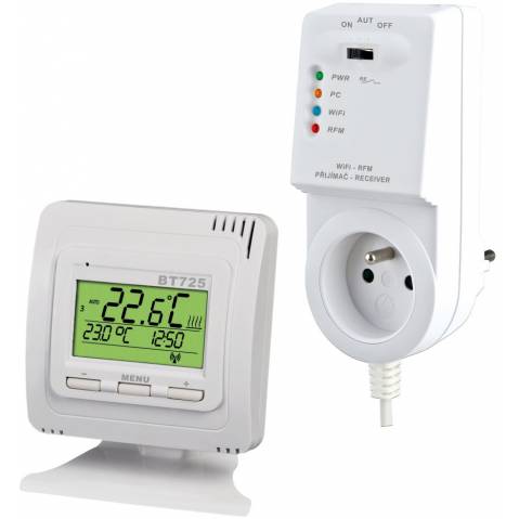 Wifi termostat BT725 ovládání topení mobilem