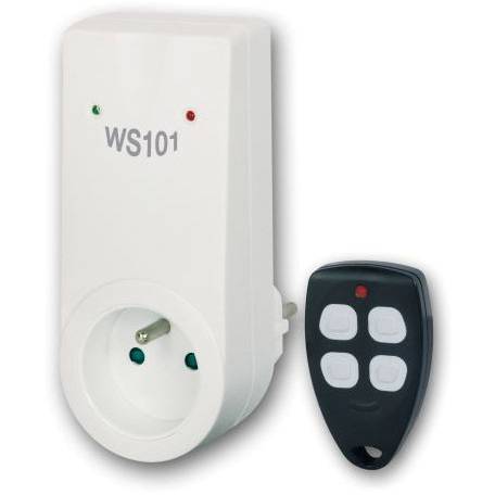Zásuvka diaľkového ovládania Elektrobock WS101 prijímač + diaľkové ovládanie