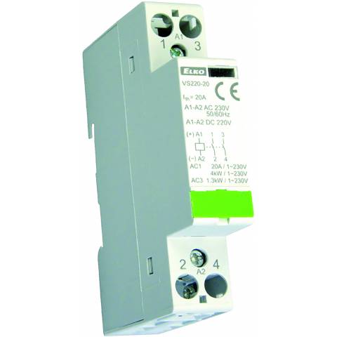 Installation contactor VS220-20 230V AC/DC