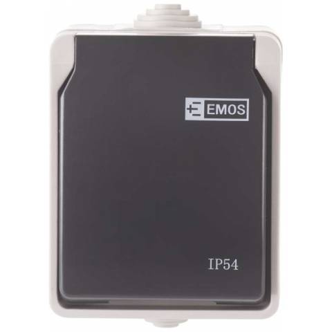 EMOS A1397 Zásuvka nástěnná 16A/250V IP54