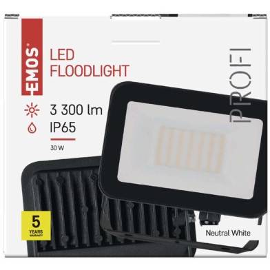 EMOS Lighting ZS2632 LED reflektor PROFI, 30W neutrálna biela