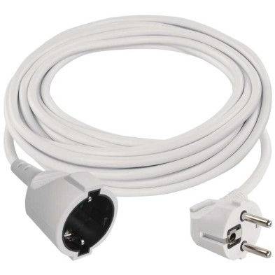 EMOS P0127R Prodlužovací kabel 7 m / 1 zásuvka / bílý / PVC / 1,5 mm2