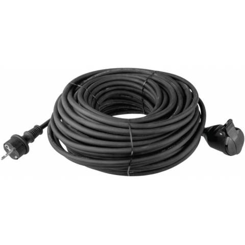 EMOS P01805 Venkovní prodlužovací kabel 5 m / 1 zásuvka / černý / guma-neopren / 250 V / 1,5 mm2
