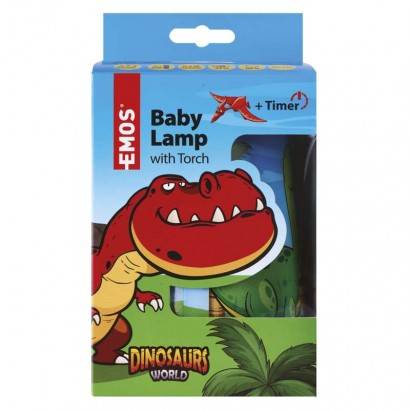 EMOS P3380 LED dětská lampa se svítilnou - Dino