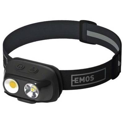 EMOS P3542 COB LED nabíjecí čelovka P3542, 500lm, 130m, Li-pol 1200 mAh