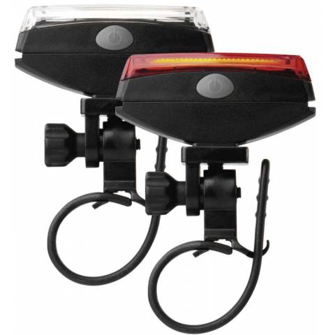 EMOS P3922 Svítilna na kolo LED COB, SET přední + zadní