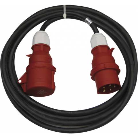 Emos PM0902 gumový prodlužovací kabel 10m 5x16A s koncovkami 5-kolík