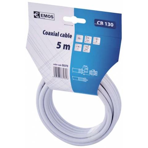 Emos S5373 Koaxiální kabel CB130 5m