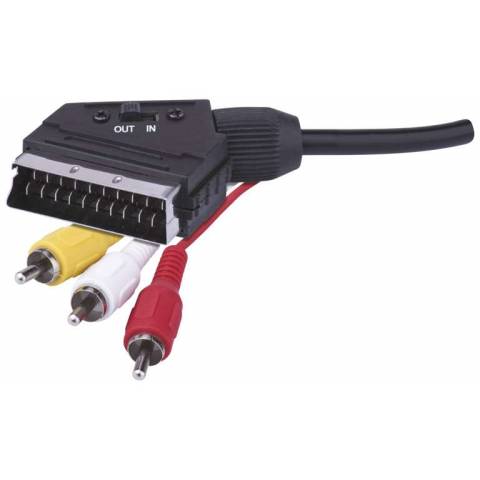 Emos SB2101 AV kabel SCART - 3x CINCH 1,5m