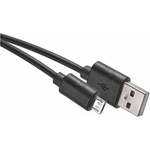 EMOS SM7007BL USB kabel 2.0 A/M - micro B/M 0,2m černý, Quick Charge